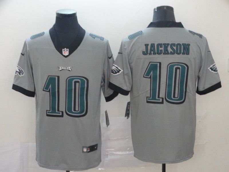Men Philadelphia Eagles #10 Jackson Grey Nike Vapor Untouchable Limited NFL Jersey->jacksonville jaguars->NFL Jersey